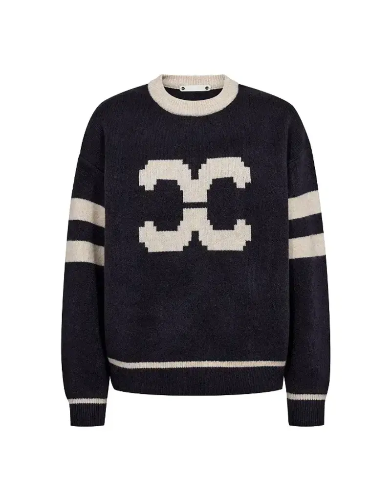 Co' Couture Co'Couture RowCC Coco Logo Knit Navy