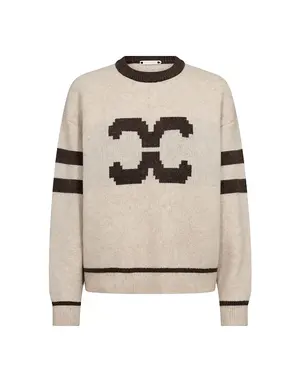 Co' Couture Co'Couture RowCC Coco Logo Knit Creme