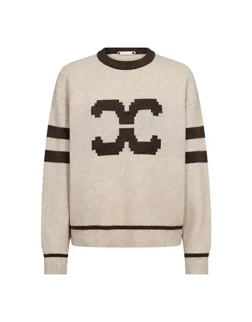 Co' Couture Co'Couture RowCC Coco Logo Knit Creme