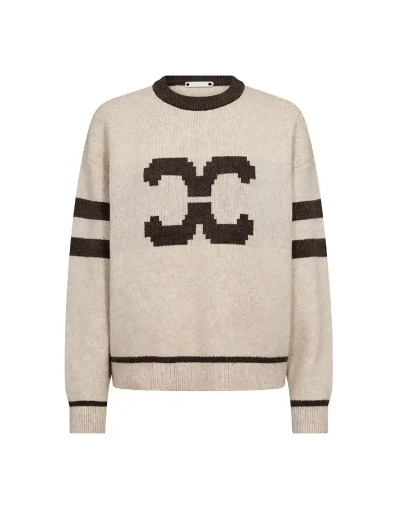 Co' Couture Co'Couture RowCC Coco Logo Knit Creme