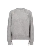 Co' Couture Co'Couture RowCC Braid String Knit Grey Mel