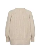 Co' Couture Co'Couture RowCC Puff SS Rib Knit Creme