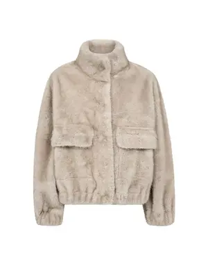 Co' Couture Co'Couture CasioCC Teddy Jacket Light Grey