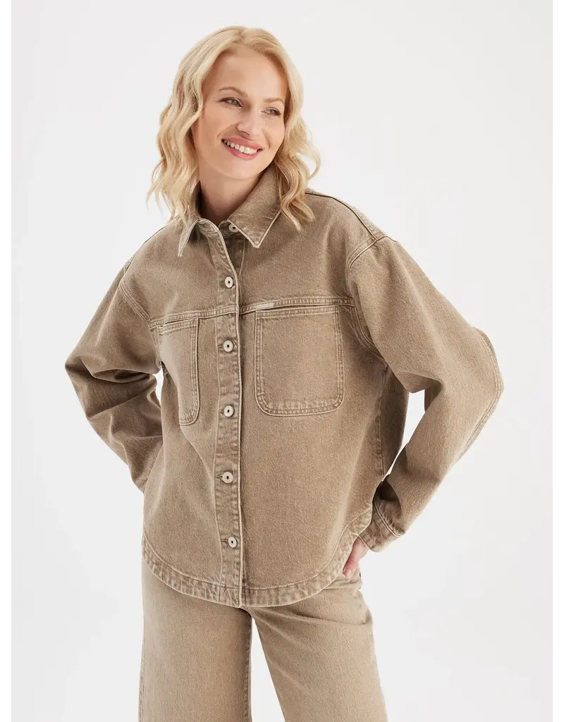 COJ Denim COJ Tamara Blouse Peanut Denim
