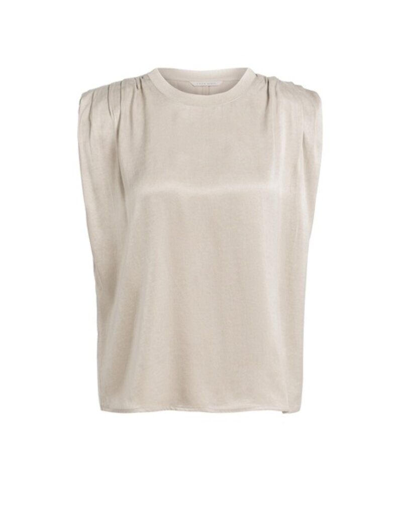 Yaya Yaya Sls Top Pleat Cashmere Grey