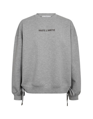 Haute L' Amitié HL New Studio Tie Sweat Grey Mel