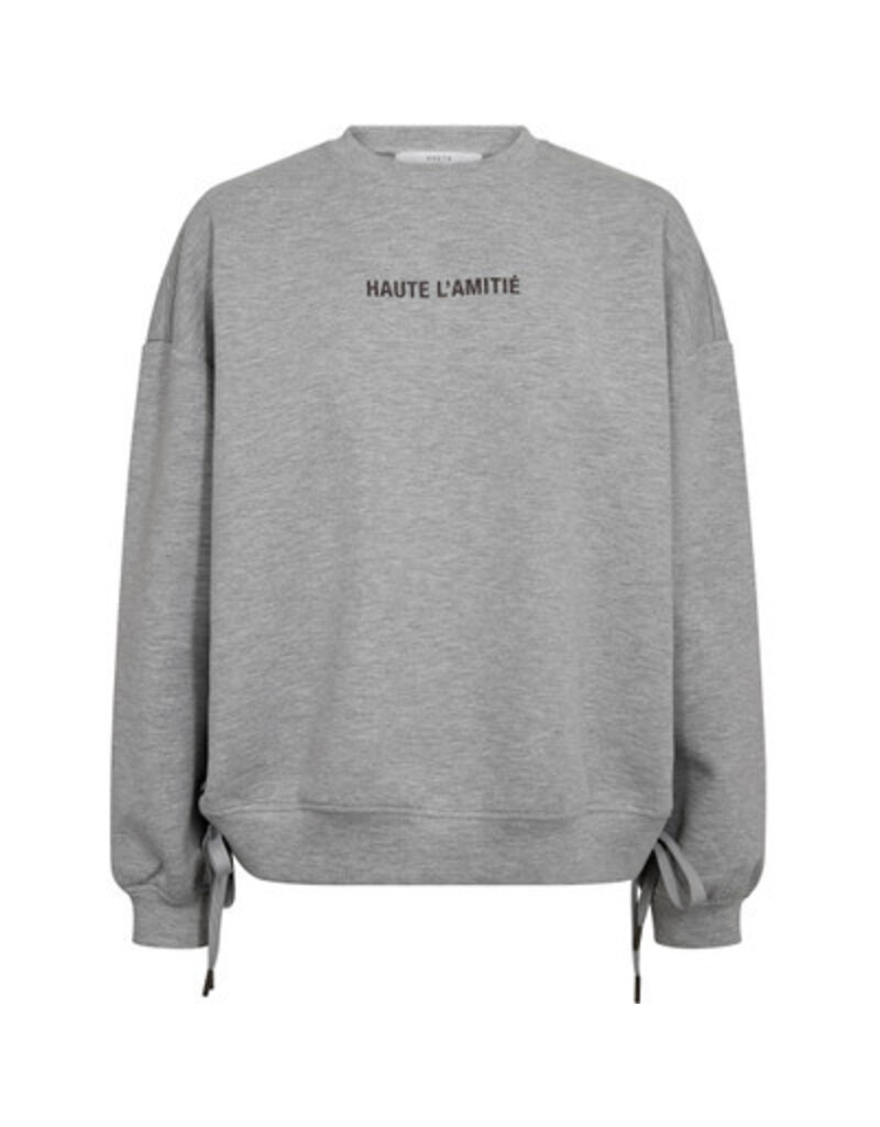 Haute L' Amitié HL New Studio Tie Sweat Grey Mel