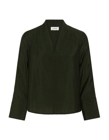 Soaked Soaked SLLeodora Merapi V-neck Blouse Rosin