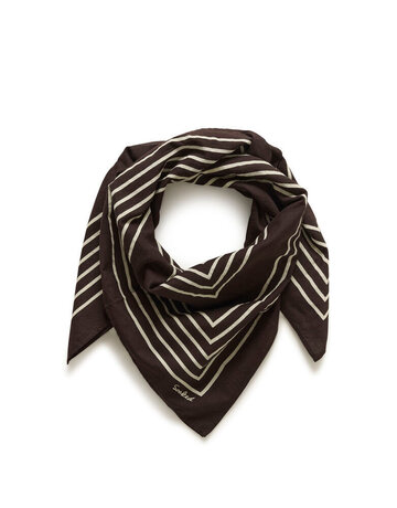 Soaked Soaked SLMonostripe Scarf Ganache
