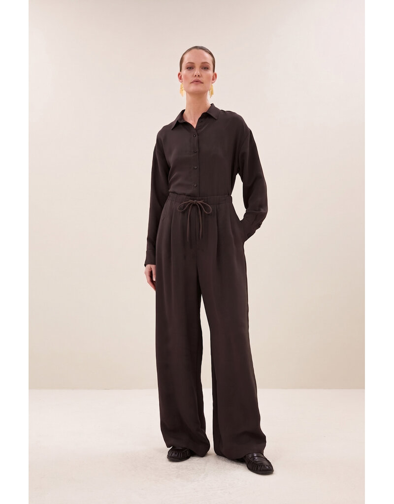 By-Bar By-Bar Pelle Pinstripe Pant Brown