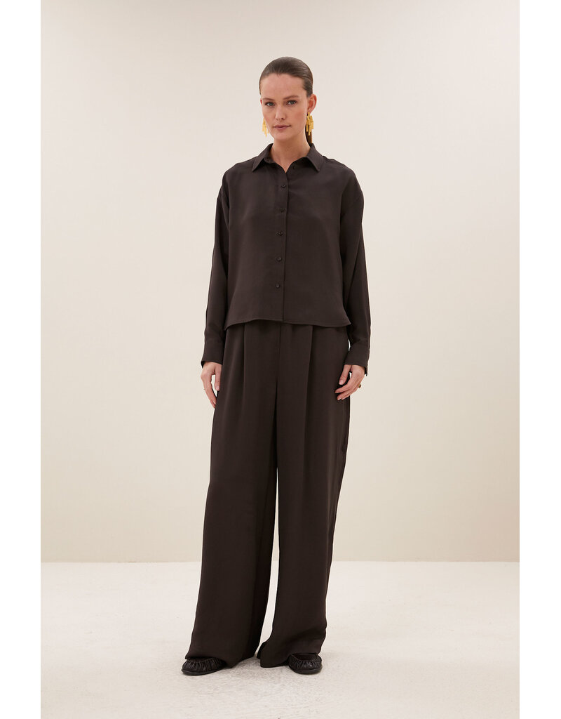 By-Bar By-Bar Pelle Pinstripe Pant Brown
