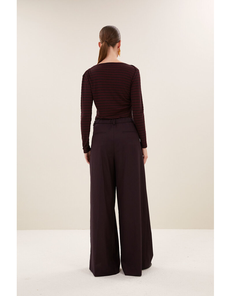 By-Bar By-Bar Leya Mel Stripe Top Pecan