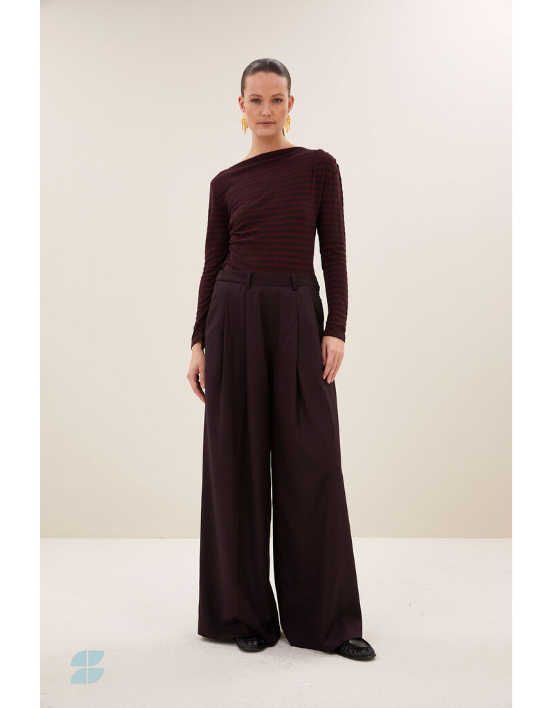 By-Bar By-Bar Leya Mel Stripe Top Pecan