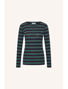By-Bar By-Bar LS Big Stripe Top Deep Green