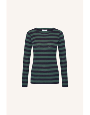 By-Bar By-Bar LS Big Stripe Top Deep Green