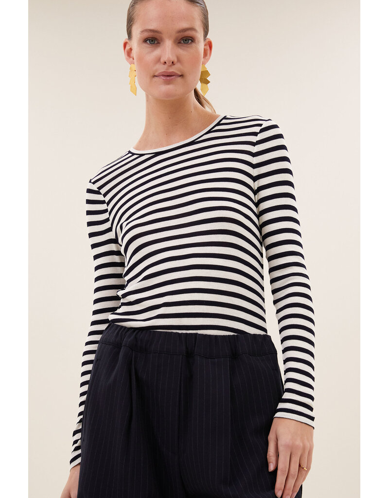By-Bar By-Bar Basic LS Rib Top Moon