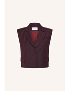 By-Bar By-Bar Bobi Gilet Dark Wine