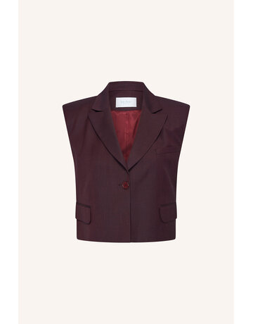 By-Bar By-Bar Bobi Gilet Dark Wine