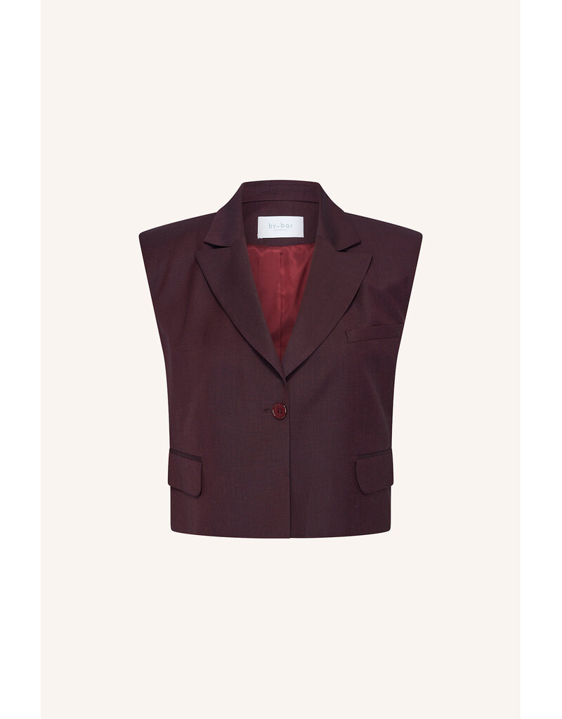 By-Bar By-Bar Bobi Gilet Dark Wine