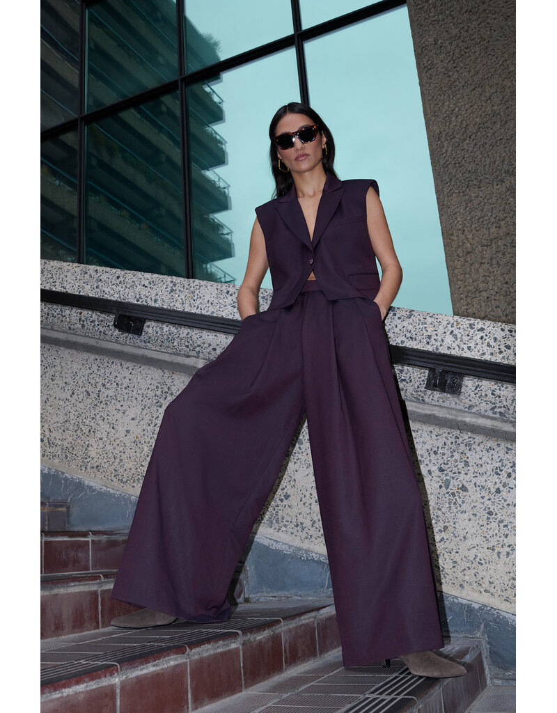 By-Bar By-Bar Bobi Gilet Dark Wine