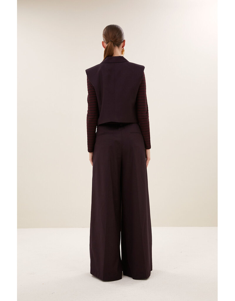 By-Bar By-Bar Bobi Gilet Dark Wine