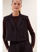 By-Bar By-Bar Bobi Gilet Dark Wine