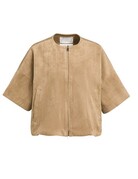 Yaya Yaya Suede Jack Otter Brown