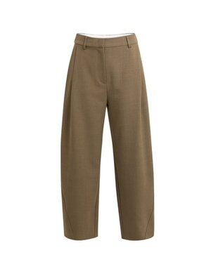 Yaya Yaya Pant Straight Teak Brown