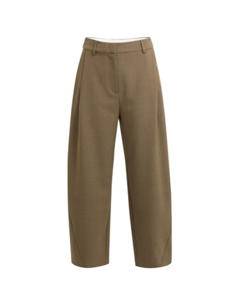 Yaya Yaya Pant Straight Teak Brown