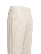 Yaya Yaya Faux lth Pant Cashmere Grey