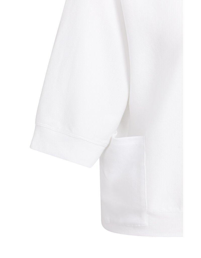Yaya Yaya Sw. Short Sleeve Rib White
