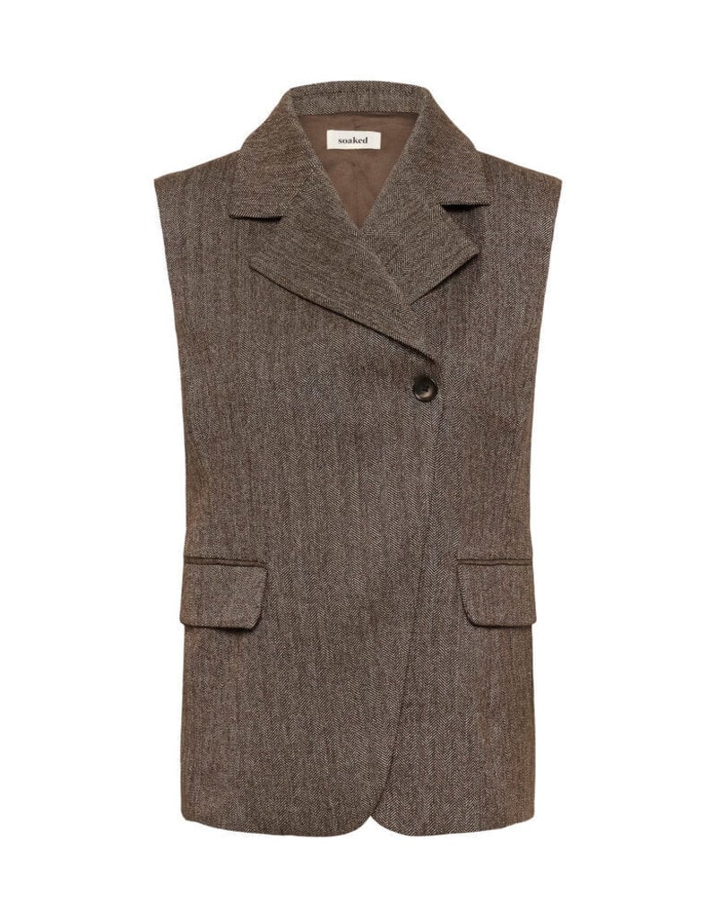 Soaked Soaked SLKango Waistcoat Ganache