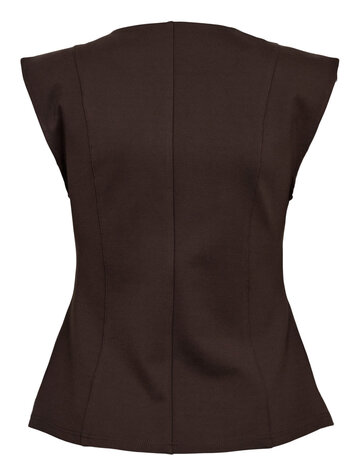Nümph Numph Nuathena Top Black Coffee