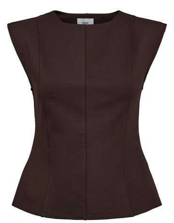 Nümph Numph Nuathena Top Black Coffee