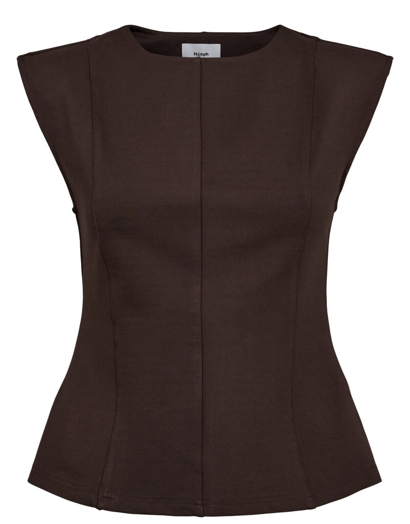 Nümph Numph Nuathena Top Black Coffee