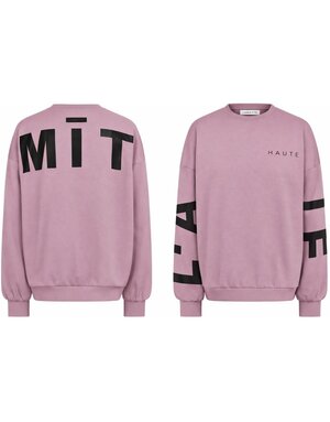Haute L' Amitié HL Split Logo Sweat Misty Rose