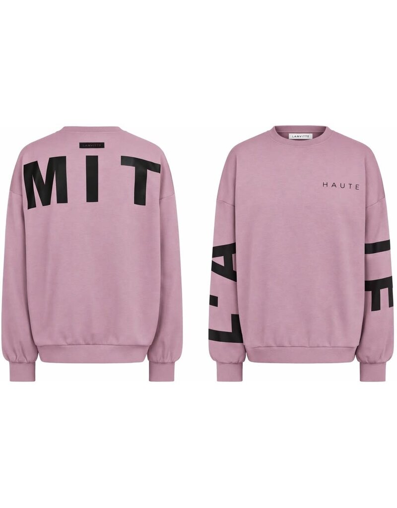 Haute L' Amitié HL Split Logo Sweat Misty Rose