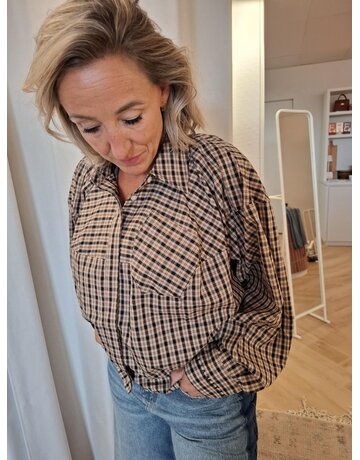 Haute L' Amitié HL Sophie Dessert Check Blouse
