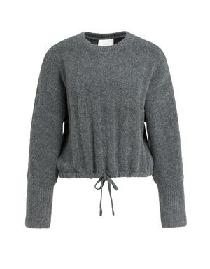 Yaya Yaya Rib Woven Sw. Grey Mel