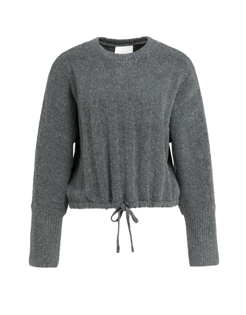 Yaya Yaya Rib Woven Sw. Grey Mel