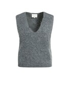 Yaya Yaya Spencer V-Neck Grey Mel