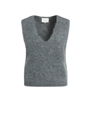 Yaya Yaya Spencer V-Neck Grey Mel