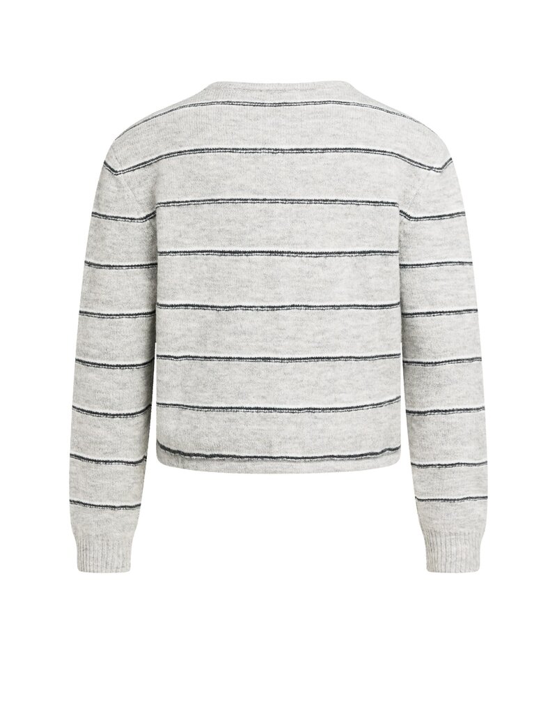 Yaya Yaya Stripe Card. Med Grey Mel