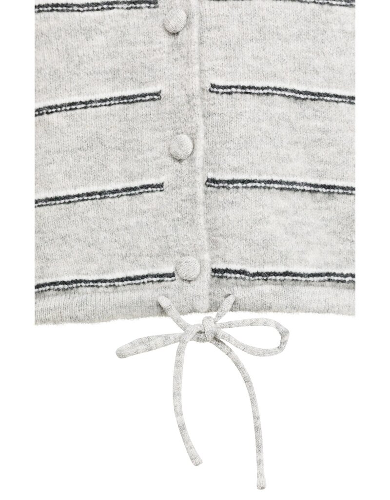 Yaya Yaya Stripe Card. Med Grey Mel