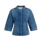 Yaya Yaya DNM Blouse Short Sleeve D.Blue