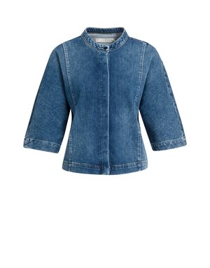 Yaya Yaya DNM Blouse Short Sleeve D.Blue