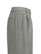 Yaya Yaya Woven Wide Pant Block Hole Black Dessin