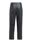 Yaya Yaya Faux Lth Pant Hole Black