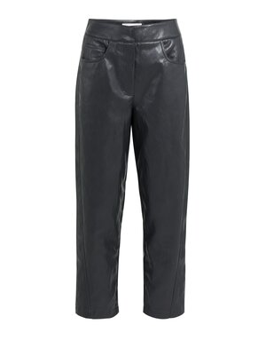 Yaya Yaya Faux Lth Pant Hole Black