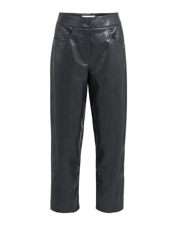Yaya Yaya Faux Lth Pant Hole Black